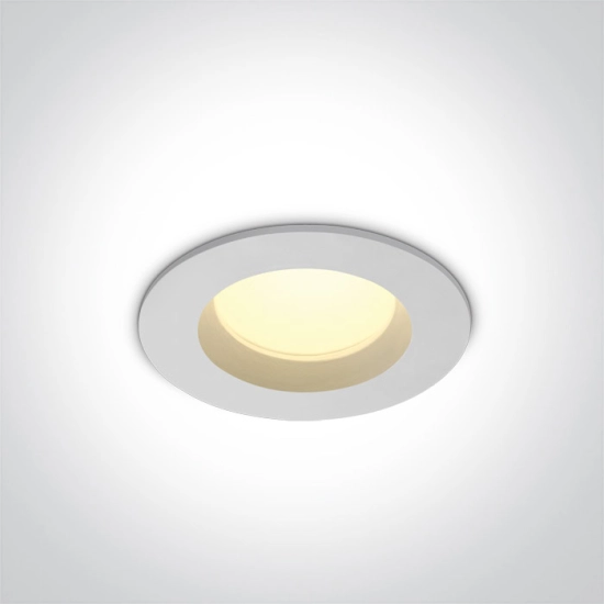 Oprawa podtynkowa WHITE 7W IP54 CCTV 230V 10107B/W/V ONE LIGHT