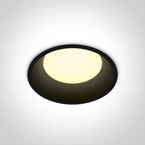Oprawa podtynkowa BLACK 12W CCTV IP20 230V DARK LIGHT 10109D/B/V ONE LIGHT