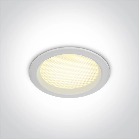 Oprawa podtynkowa WHITE SMD UGR19 10W CCTV IP44 230V 10110U/W/V ONE LIGHT
