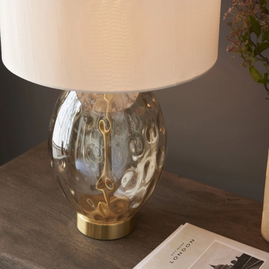 Lampa stołowa Elin Dimple 101150 ENDON