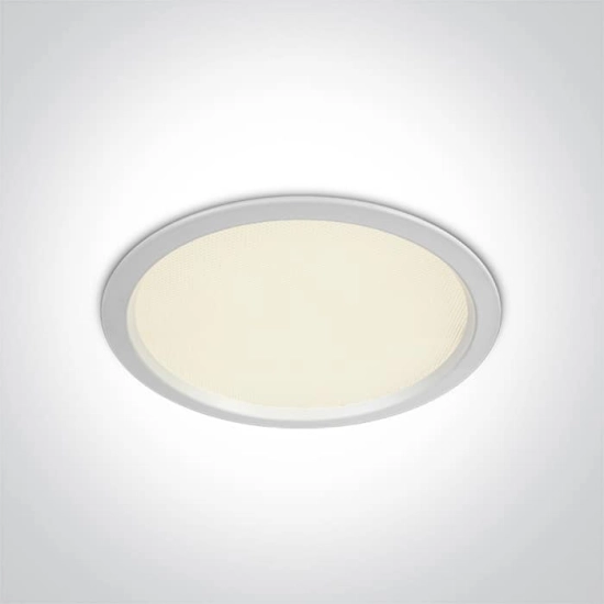 kinkiecik.pl Perama 10130U/W/C biały downlight SMD LED UGR19 IP44 4000K 30W; zasilacz 750mA w zestawie ONE LIGHT