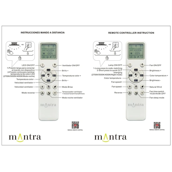 Wentylator sufitowy Mantra Niseko Fan M 9063MA - zdjęcie dodatkowe 4