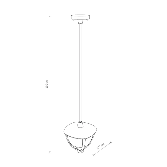 Lampa wisząca AMELIA 10496 IP44 Nowodvorski - zdjęcie dodatkowe 1