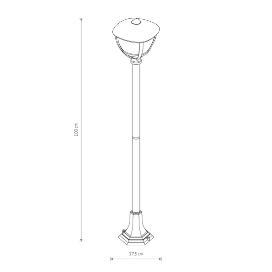 Lampa stojąca AMELIA 1m 10497 IP44 Nowodvorski - zdjęcie dodatkowe 1