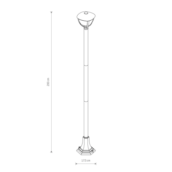 Lampa stojąca AMELIA 2m 10498 IP44 Nowodvorski - zdjęcie dodatkowe 1