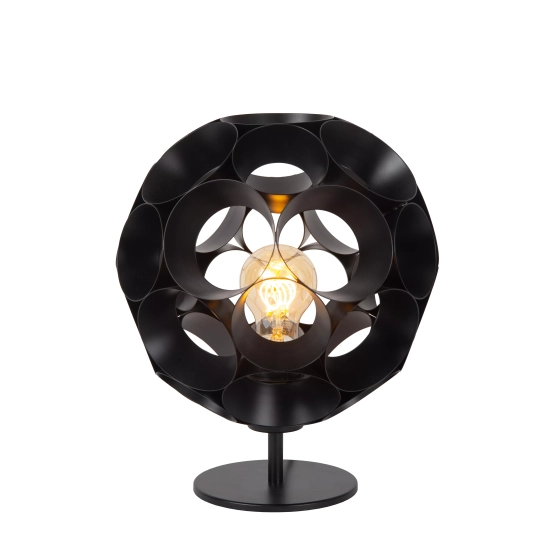 HANNELORE Lampa stołowa Ø 25 cm 1xE27 czarny 10523/01/30 Lucide - zdjęcie produktu