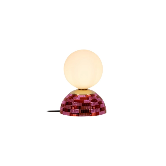 GLITZER Lampa stołowa – Różowa – D14 – 1xG9 – 5W – Szkło 10527/01/66 Lucide - zdjęcie produktu