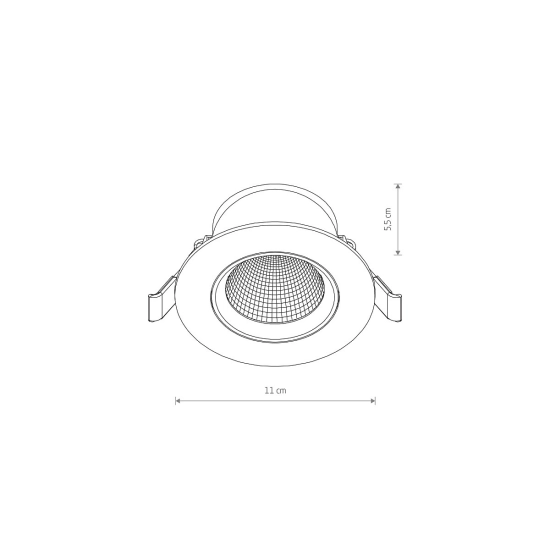 Lampa punktowa podtynkowa EGINA 10W 4000K 10554 Nowodvorski - zdjęcie dodatkowe 4