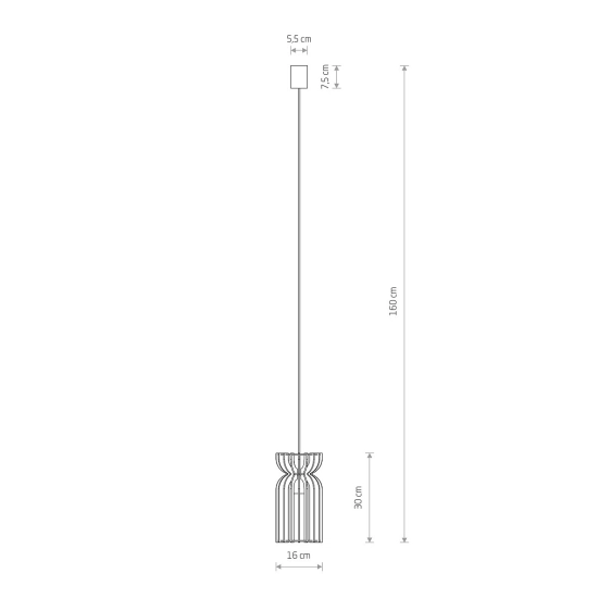 Lampa wisząca KYMI BLACK B 10574 Nowodvorski - zdjęcie dodatkowe 1