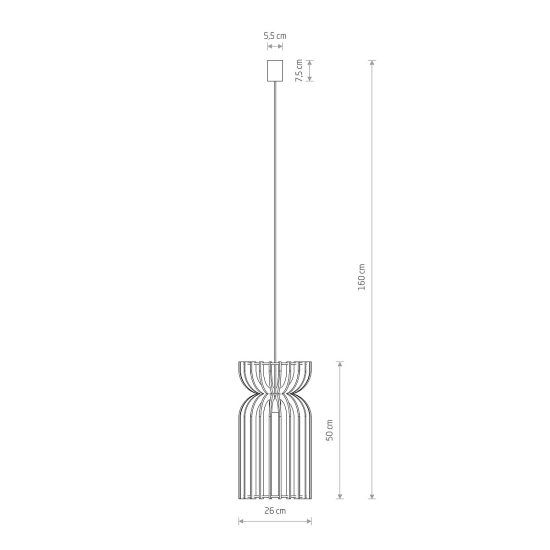 Lampa wisząca KYMI A 10570 Nowodvorski - zdjęcie dodatkowe 1