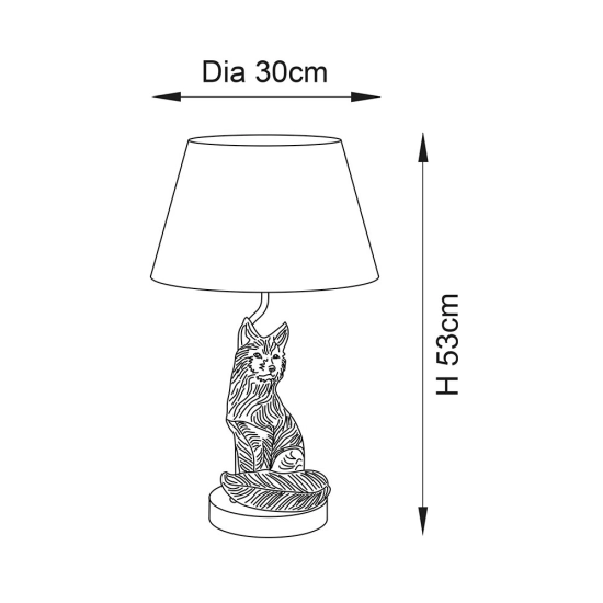 Lampa stołowa Fox 106796 ENDON