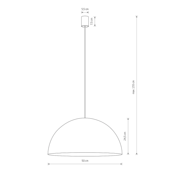 Lampa wisząca HEMISPHERE HIT L BLACK-GOLD 10703 Nowodvorski - zdjęcie dodatkowe 10