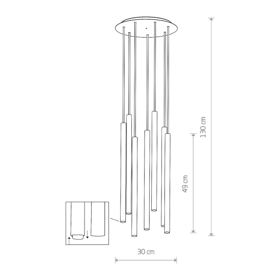 Lampa wisząca LASER VII 10704 Nowodvorski - zdjęcie dodatkowe 9