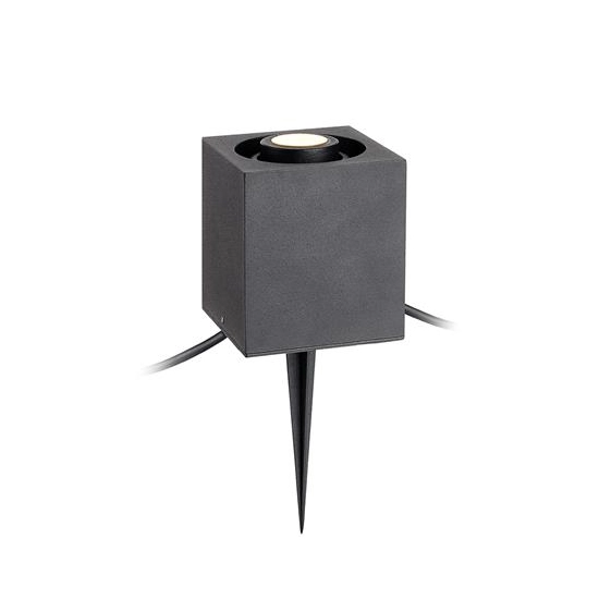 kinkiecik.pl Lampa stojąca Spot Kwadrat czarny GARDEN 24 107287 Markslojd