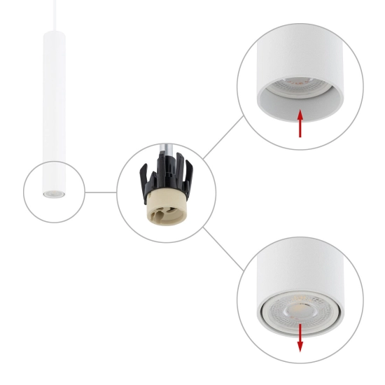 Lampa wisząca FOURTY M 10770 Nowodvorski - zdjęcie dodatkowe 4