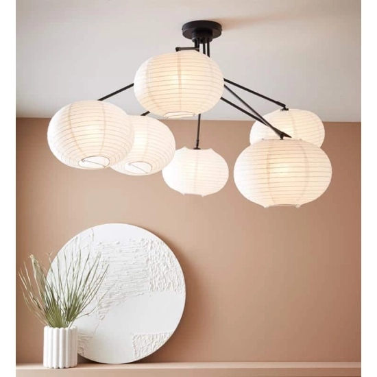 kinkiecik.pl Lampa wisząca GALAXY Ceiling 7L Black/White 108216 Markslojd