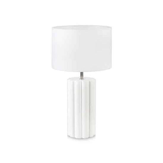 kinkiecik.pl Lampa stołowa COLUMN Table 1L White/White 108220 Markslojd