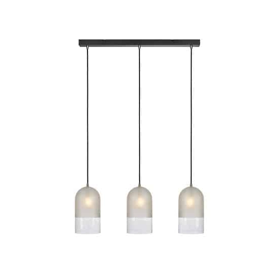 kinkiecik.pl Lampa wisząca COPE Pendant 3L Frosted/Clear/Black 108226 Markslojdlojd
