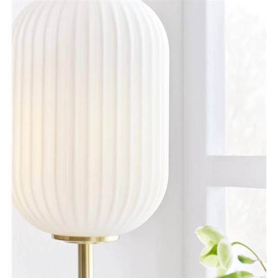 kinkiecik.pl Lampa stołowa CAVA Table 1L Brushed Brass/White 108251 Markslojd
