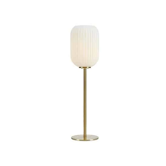 kinkiecik.pl Lampa stołowa CAVA Table 1L Brushed Brass/White 108251 Markslojd