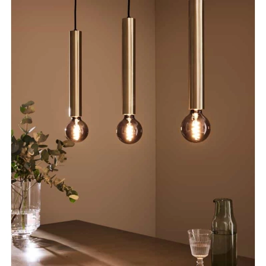 kinkiecik.pl Lampa wisząca SENCILLO Pendant 3L Brass 108261 Markslojd