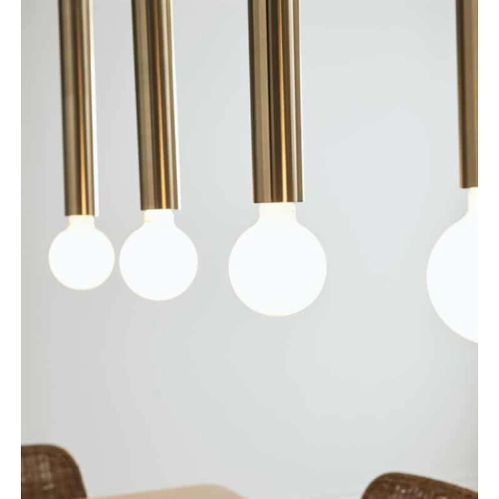 kinkiecik.pl Lampa wisząca SENCILLO Pendant 4L Brass 108263 Markslojd
