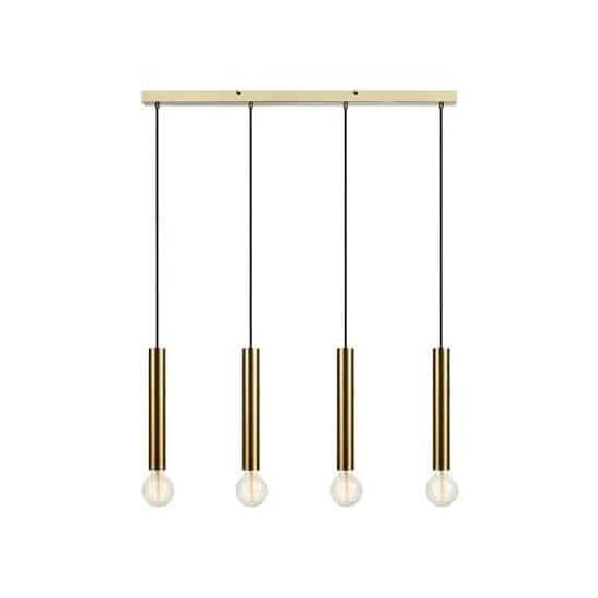 kinkiecik.pl Lampa wisząca SENCILLO Pendant 4L Brass 108263 Markslojd