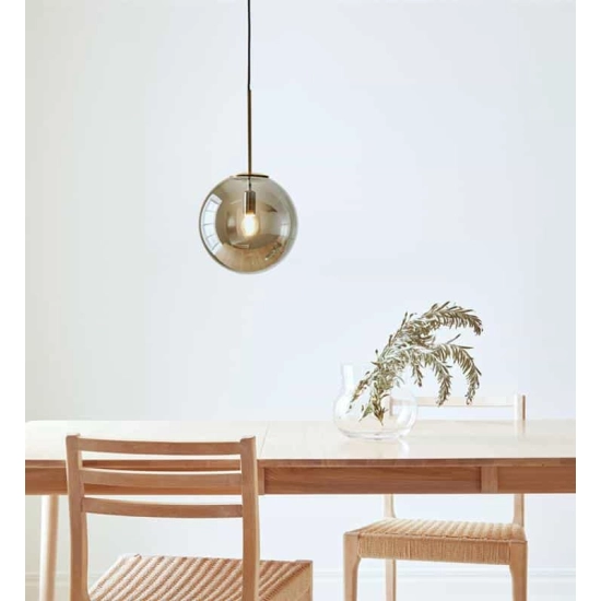 kinkiecik.pl Lampa wisząca DIONE Pendant 1L Smoke/Antique 108268 Markslojd