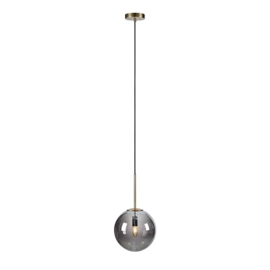 kinkiecik.pl Lampa wisząca DIONE Pendant 1L Smoke/Antique 108268 Markslojd