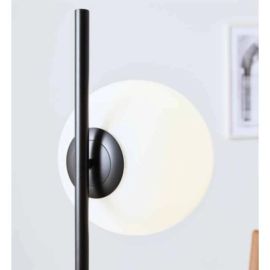 kinkiecik.pl Lampa podłogowa DIONE Floor 1L Black/White 108273 Markslojd