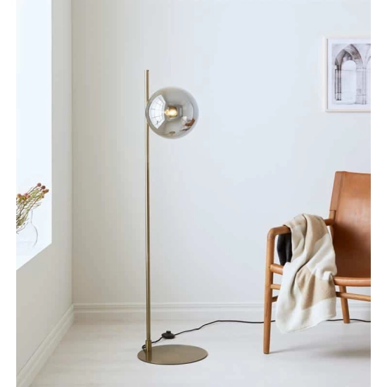 kinkiecik.pl Lampa podłogowa DIONE Floor 1L Black/White 108273 Markslojd