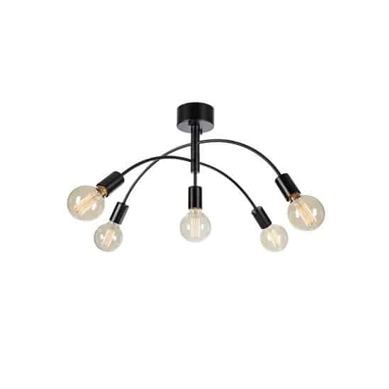 kinkiecik.pl Plafon CYGNUS Ceiling 5L Black 108284 Markslojd