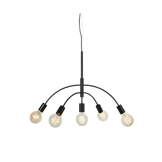 kinkiecik.pl Lampa wisząca CYGNUS Pendant 5L Black 108286 Markslojd