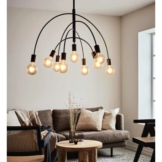kinkiecik.pl Lampa wisząca LAVELLO Pendant 9L Black 108288 Markslojd