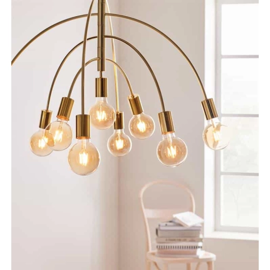 kinkiecik.pl Lampa wisząca LAVELLO Pendant 9L Brass 108289 Markslojd