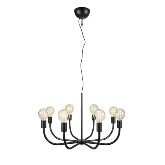 kinkiecik.pl Lampa wisząca AMISTOSO Pendant 8L Black 108291 Markslojd