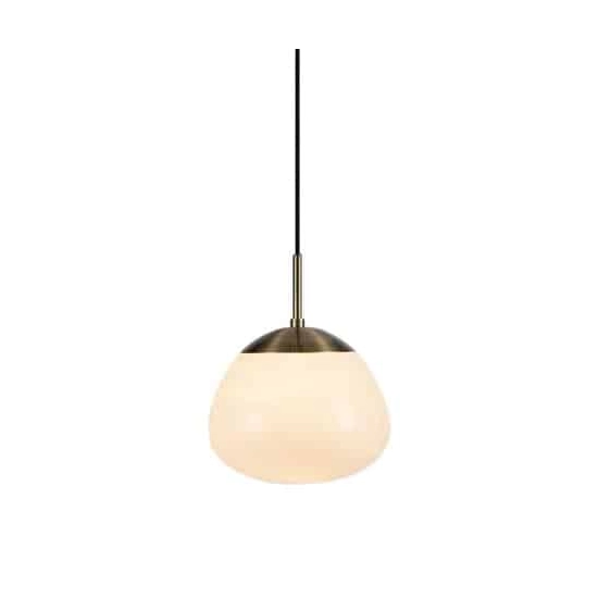 kinkiecik.pl Lampa wisząca RISE Pendant 1L Antique/White 108296 Markslojd