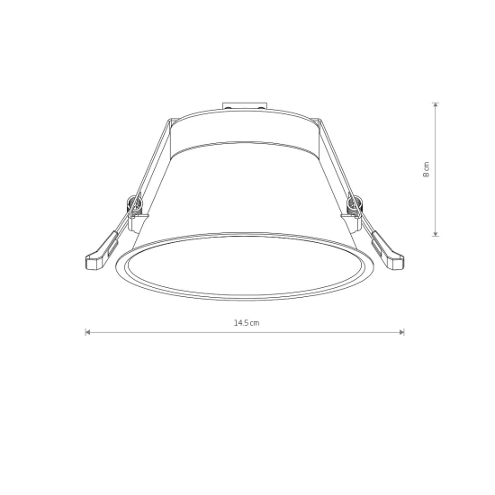 Lampa punktowa podtynkowa UNO L 10845 Nowodvorski - zdjęcie dodatkowe 1
