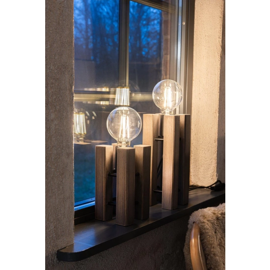 Lodge Lampa stołowa Brown 28 cm 108757 Markslojd