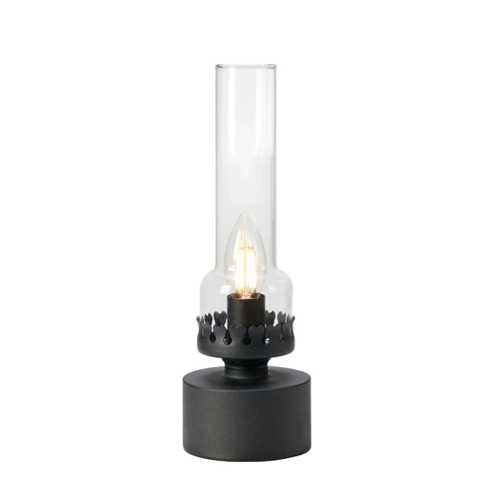 KANDELLA Lampa stołowa Sandy Black/Clear 108786 Markslojd