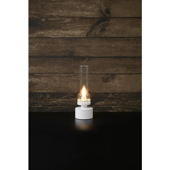 KANDELLA Lampa stołowa Sandy White/Clear 108787 Markslojd