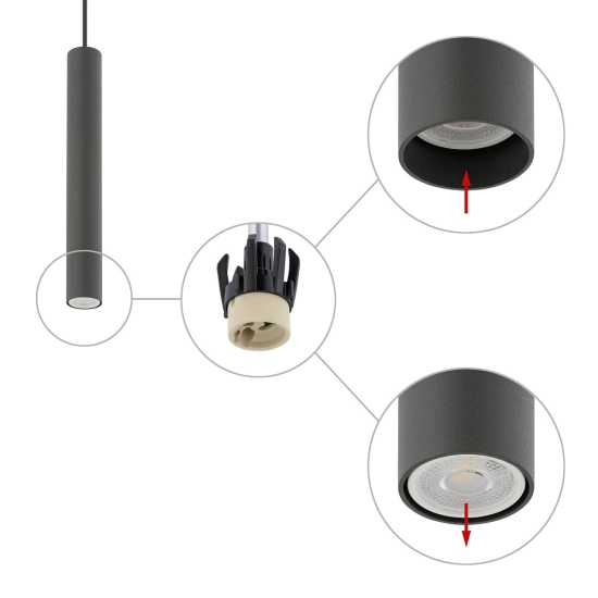 Lampa wisząca FOURTY M 10903 Nowodvorski - zdjęcie dodatkowe 4