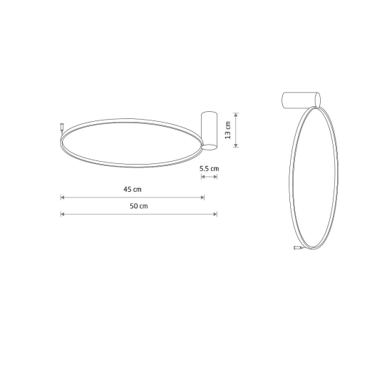 Lampa ścienno-sufitowa CIRCOLO LED S 3000K 10928 Nowodvorski - zdjęcie dodatkowe 4