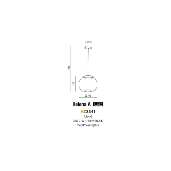 Lampa wisząca Helena A AZ3341 40cm