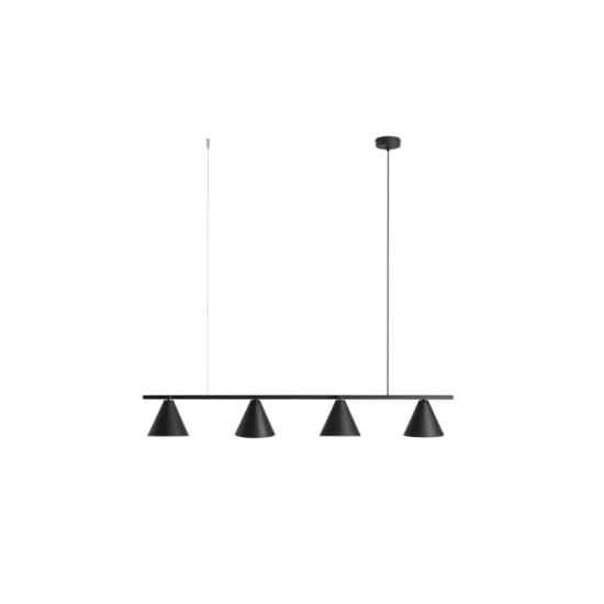 FORM 4 CZARNY 1108L1 Nowoczesna lampa wisząca Aldex - zdjęcie dodatkowe 4