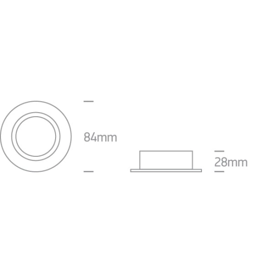 kinkiecik.pl Koraku 11105A1/BBS wpust z oprawką GU10 MR16 matowy mosiądz ONE LIGHT