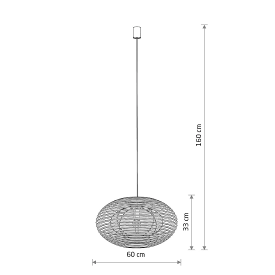 Lampa wisząca RATTAN M 11154 Nowodvorski - zdjęcie dodatkowe 4