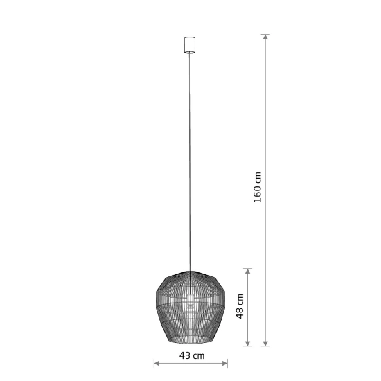 Lampa wisząca HAITI S 11163 Nowodvorski - zdjęcie dodatkowe 9