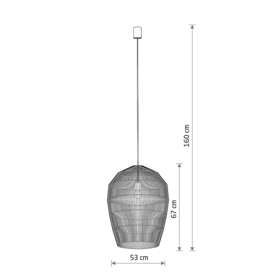 Lampa wisząca HAITI L 11165 Nowodvorski - zdjęcie dodatkowe 8