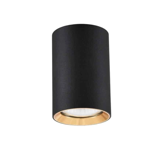 kinkiecik.pl Manacor oczko czarne ze złotym ringiem 9 cm LP-232/1D - 90 BK/GD Light Prestige